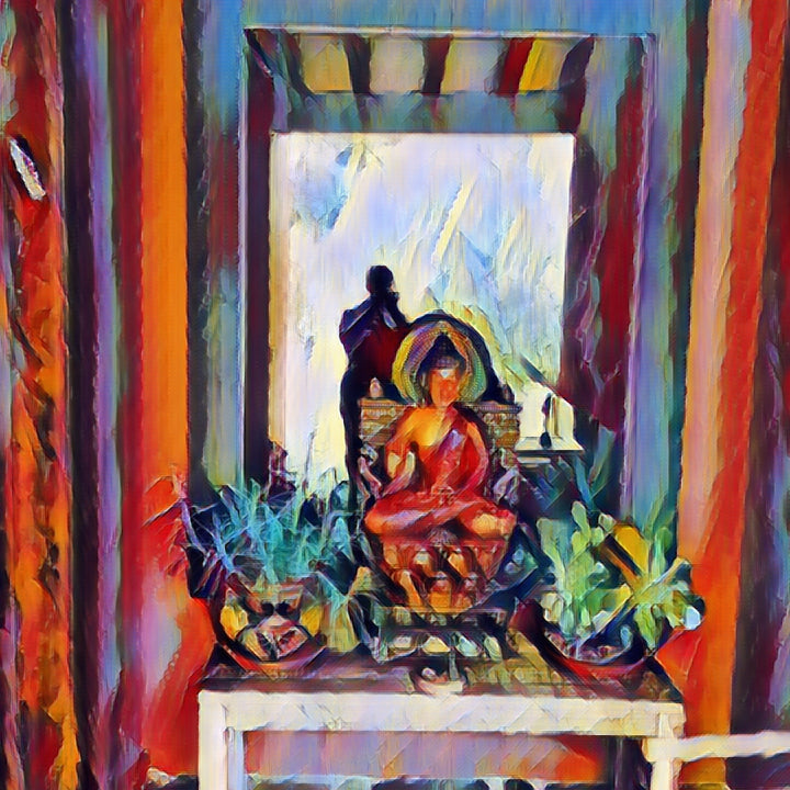 Buddha & Mezuzah