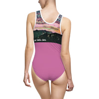 Women's Classic One-Piece Swimsuit (AOP) / Cloudy Clouds