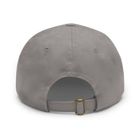 Dad Hat with Leather Patch (Rectangle)