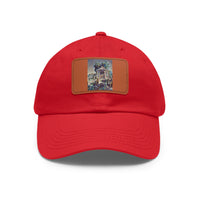 Dad Hat with Leather Patch (Rectangle)