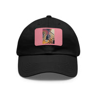 Dad Hat with Leather Patch (Rectangle)