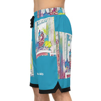 Basketball Rib Shorts (AOP)