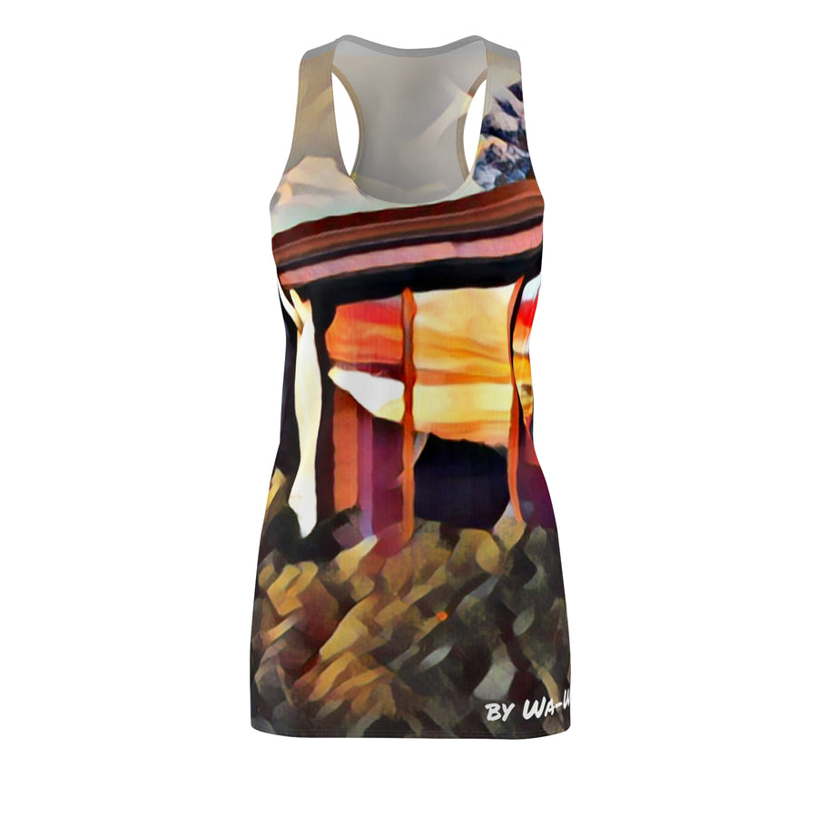 Women's Cut & Sew Racerback Dress (AOP) / Reflections on my Window