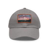 Dad Hat with Leather Patch (Rectangle)