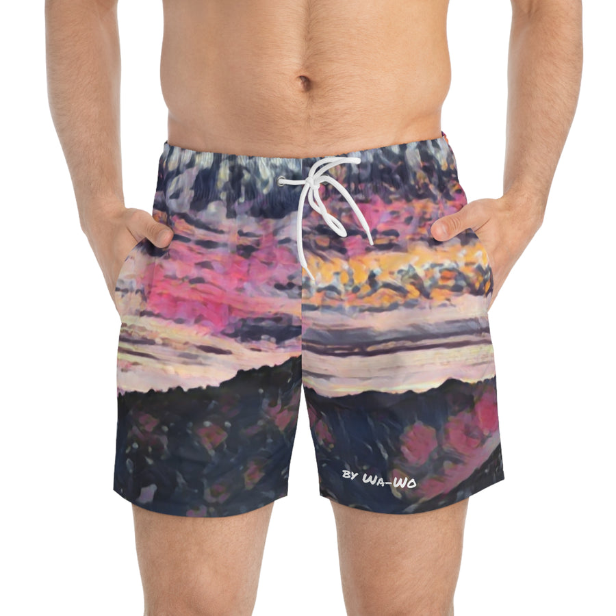 Swim Trunks (AOP) / Cloudy Clouds