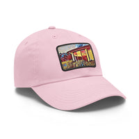 Dad Hat with Leather Patch (Rectangle)