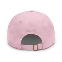 Dad Hat with Leather Patch (Round)