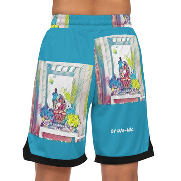 Basketball Rib Shorts (AOP)