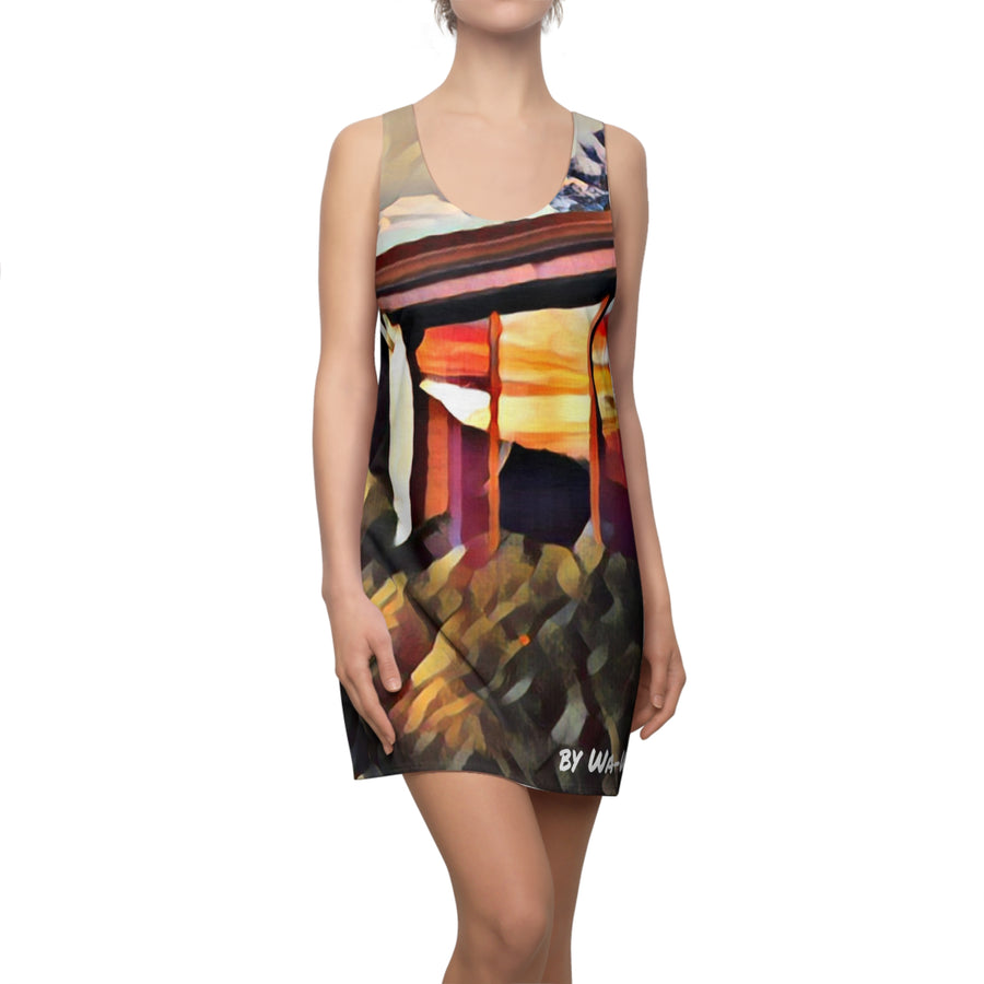 Women's Cut & Sew Racerback Dress (AOP) / Reflections on my Window