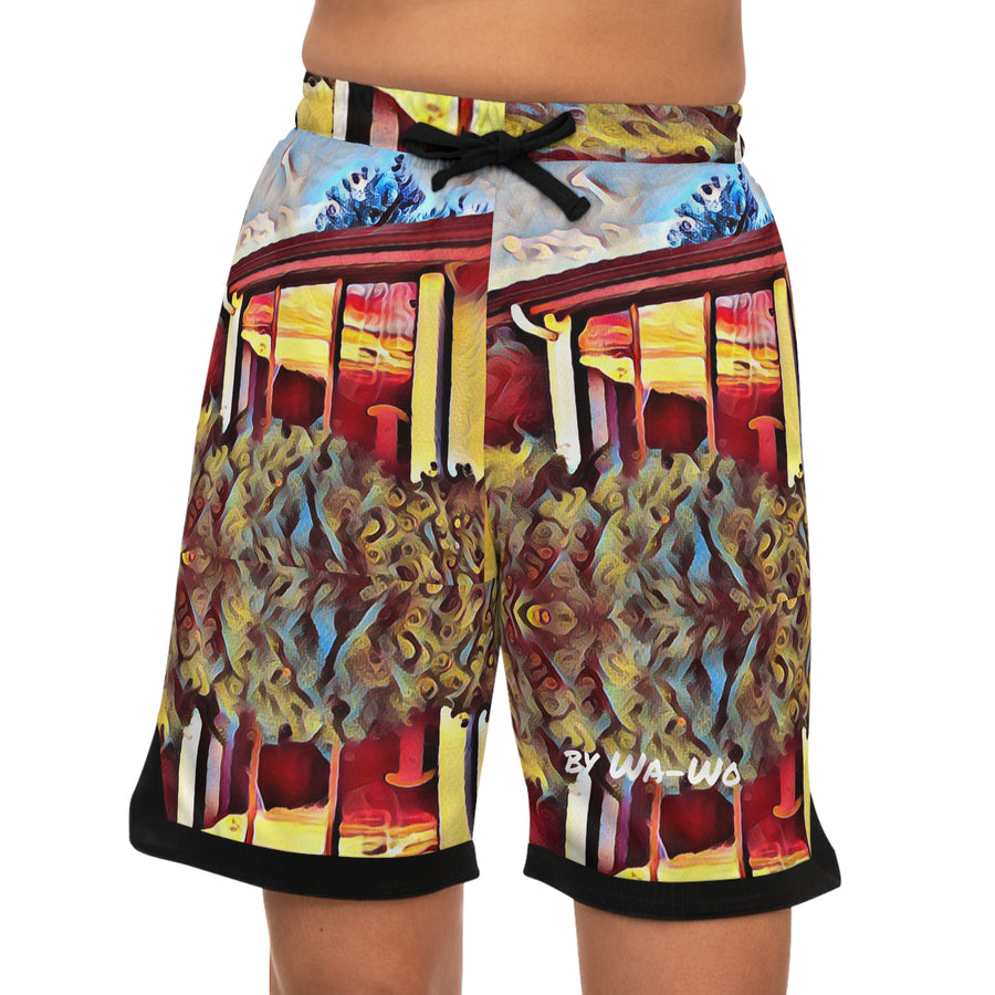 Basketball Rib Shorts (AOP)