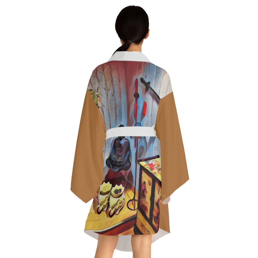 Long Sleeve Kimono Robe (AOP) / Sacred Space