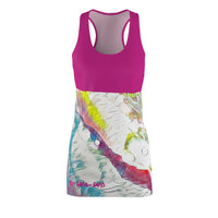 Women's Cut & Sew Racerback Dress (AOP) / Sunset by the Sea