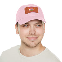 Dad Hat with Leather Patch