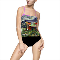 Women's One-piece Swimsuit (AOP) / Reflections on my Window