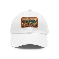 Dad Hat with Leather Patch (Rectangle)