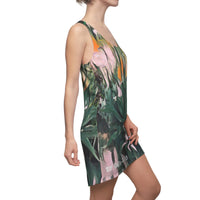 Women's Cut & Sew Racerback Dress (AOP) / Thirsty Succulents