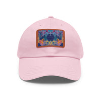 Dad Hat with Leather Patch (Rectangle)