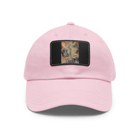 Dad Hat with Leather Patch (Rectangle)