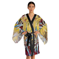 Long Sleeve Kimono Robe (AOP) /Thirsty Succulent