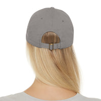 Dad Hat with Leather Patch (Rectangle)