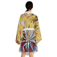 Long Sleeve Kimono Robe (AOP) /Thirsty Succulent