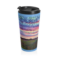 Stainless Steel Travel Mug / Cloudy Clouds