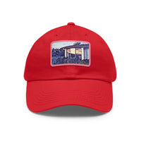 Dad Hat with Leather Patch (Rectangle)