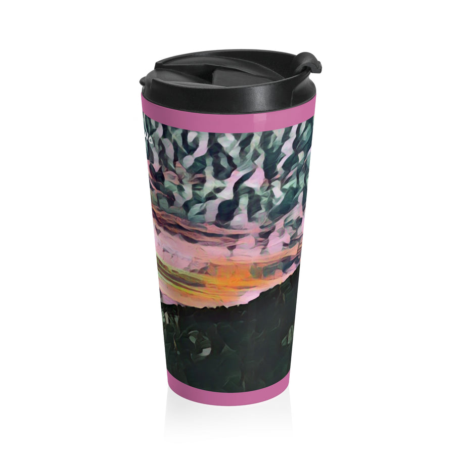 Stainless Steel Travel Mug / Cloudy Clouds