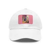 Dad Hat with Leather Patch (Rectangle)