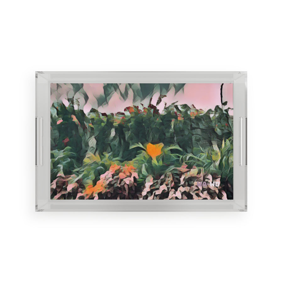 Acrylic Serving Tray | Tropical & Wild