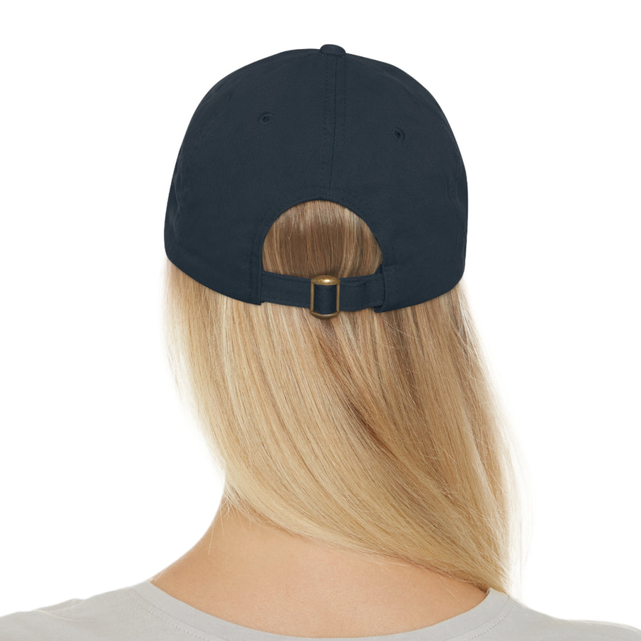 Dad Hat with Leather Patch