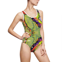 Women's Classic One-Piece Swimsuit (AOP) / Sunset by the Sea
