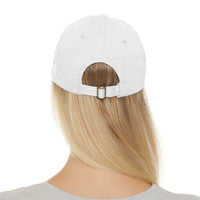 Dad Hat with Leather Patch (Rectangle)