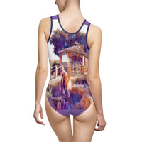 Women's Classic One-Piece Swimsuit (AOP) / Flying Gazebo