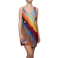 Women's Cut & Sew Racerback Dress (AOP) / Sunset by the Sea