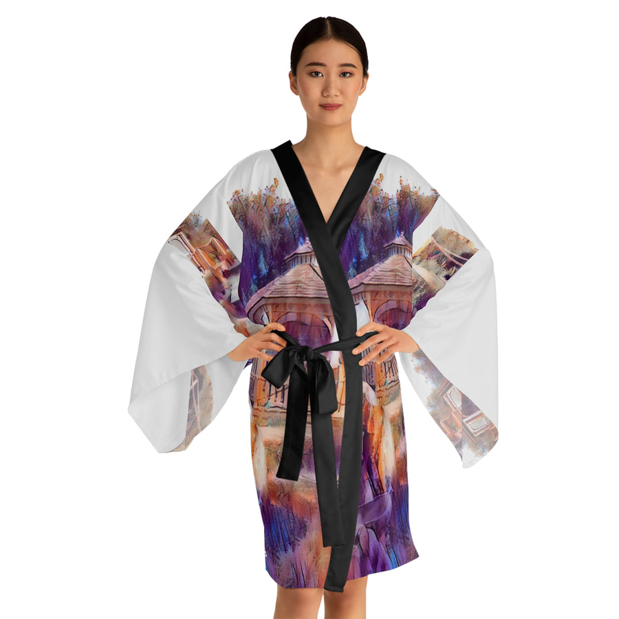 Long Sleeve Kimono Robe (AOP) / Flying Gazebo