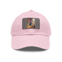 Dad Hat with Leather Patch (Rectangle)