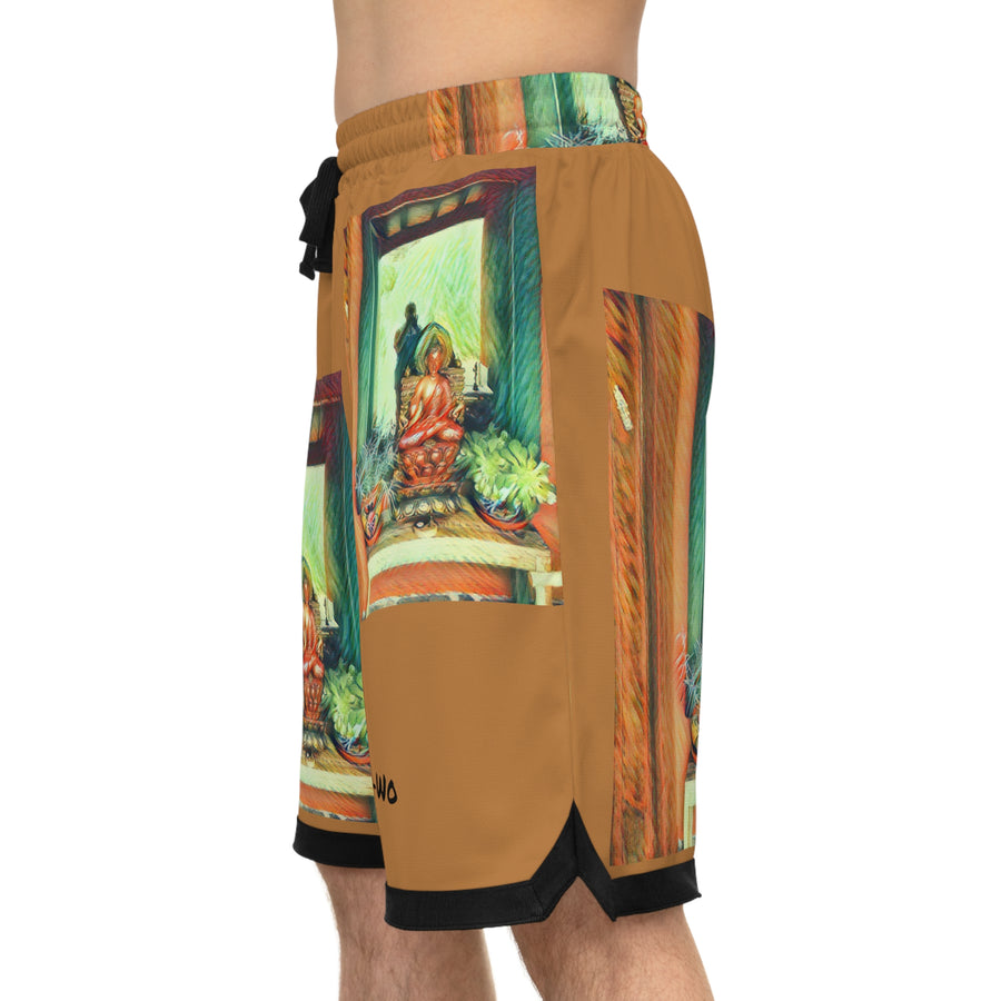 Basketball Rib Shorts (AOP)