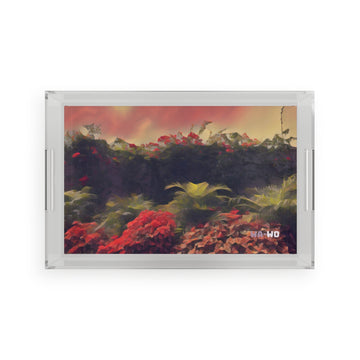 Acrylic Serving Tray | Tropical & Wild