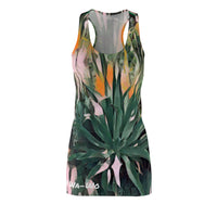 Women's Cut & Sew Racerback Dress (AOP) / Thirsty Succulents