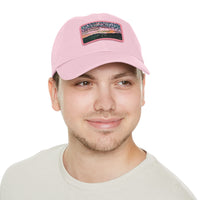 Dad Hat with Leather Patch (Rectangle)