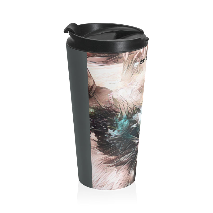 Stainless Steel Travel Mug / Cloudy Clouds