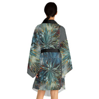 Long Sleeve Kimono Robe (AOP) / Thirsty Succulent