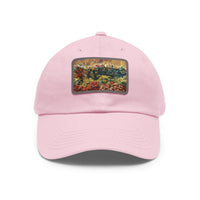 Dad Hat with Leather Patch (Rectangle)