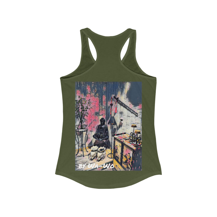 Women's Ideal Racerback Tank / Sacred Space