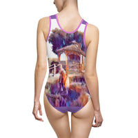 Women's Classic One-Piece Swimsuit (AOP) / Flying Gazebo