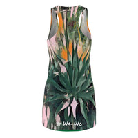 Women's Cut & Sew Racerback Dress (AOP) / Thirsty Succulents