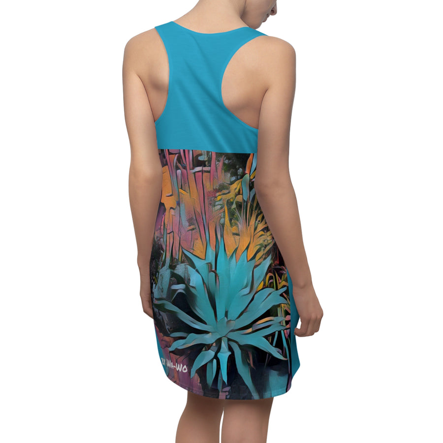 Women's Cut & Sew Racerback Dress (AOP) / Thirsty Succulents