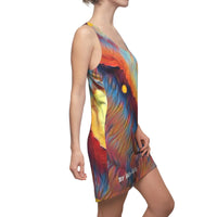 Women's Cut & Sew Racerback Dress (AOP) / Sunset by the Sea