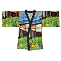 Long Sleeve Kimono Robe (AOP) / Reflections on my Window